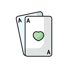 Cards vector icon