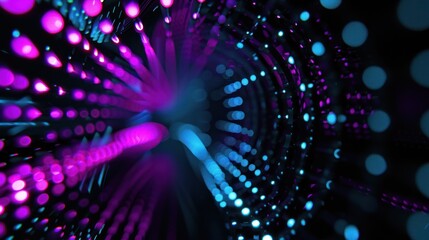 Fototapeta premium Abstract Neon Lights Background