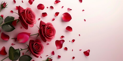 background red roses