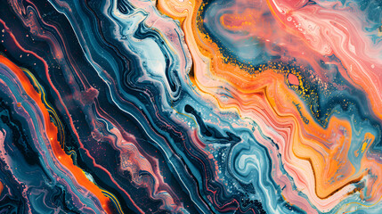 Obraz premium A background with mixed purple colored paints for wallpapers, Pouring paint backgrounds in lovely colors, Marble liquid texture,background mixed colorful colors,luxury marble texture