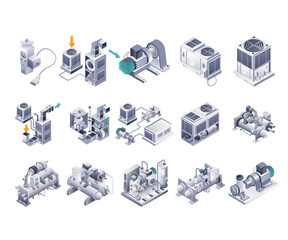 Cooling Equipment in Industrial HVAC