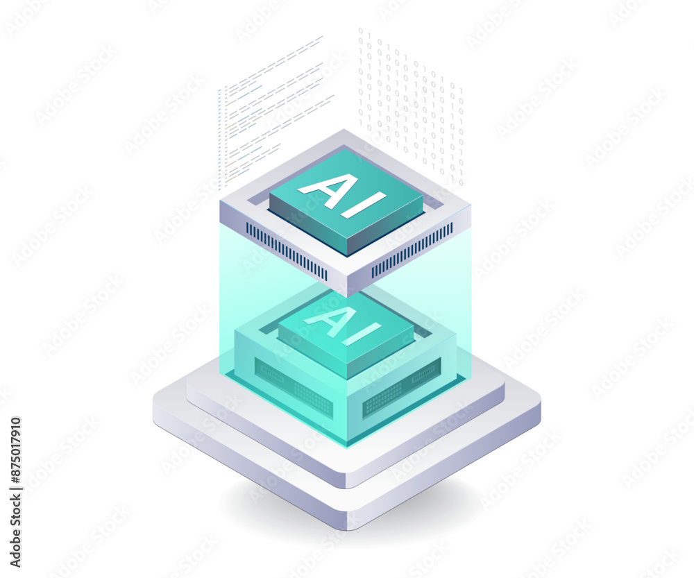 Aufkleber data in artificial intelligence technology