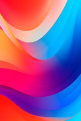 An abstract background featuring smooth, flowing shapes in a gradient of soft, pastel colors. The design is modern, artistic, and vibrant, with a dynamic and cheerful visual composition.