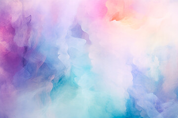 A dreamy, ethereal painting background with soft pastel colors blending seamlessly, creating a light and airy abstract texture.