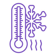 Cold temperature Icon