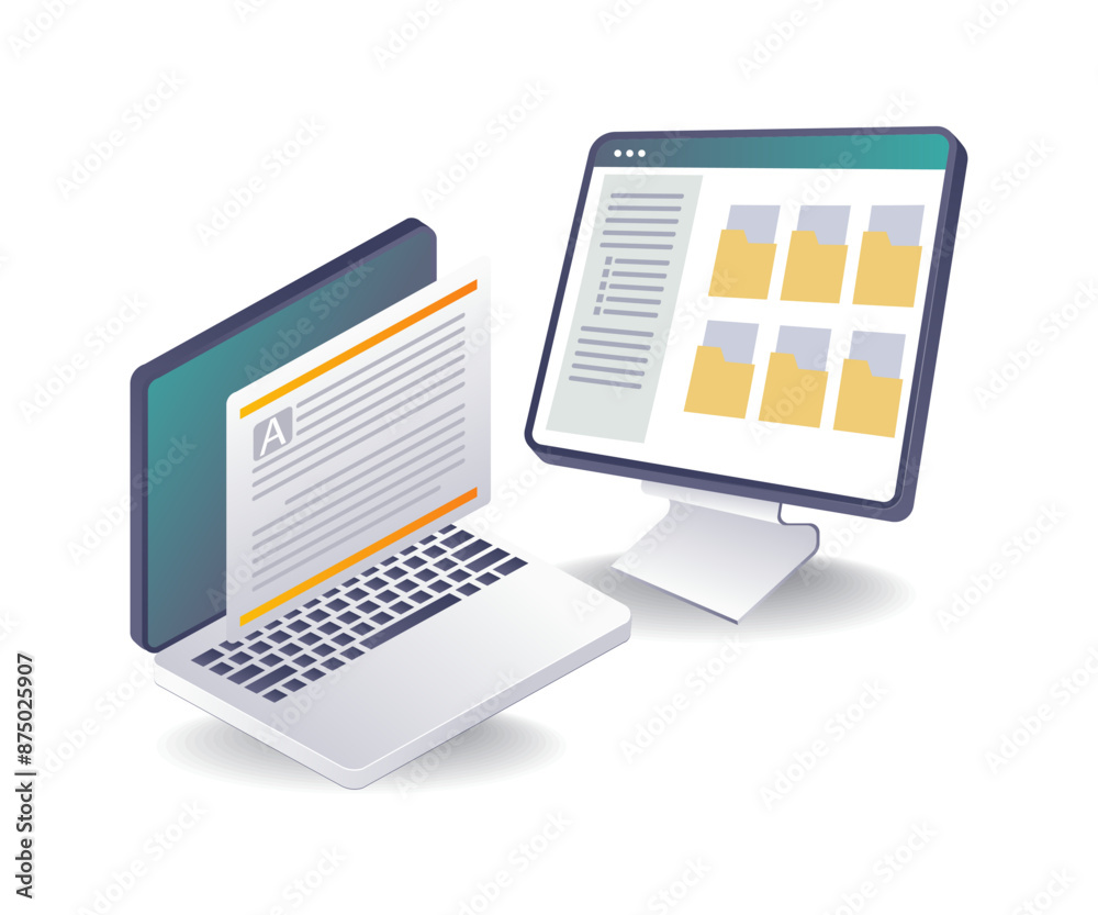 Aufkleber computer network data information technology