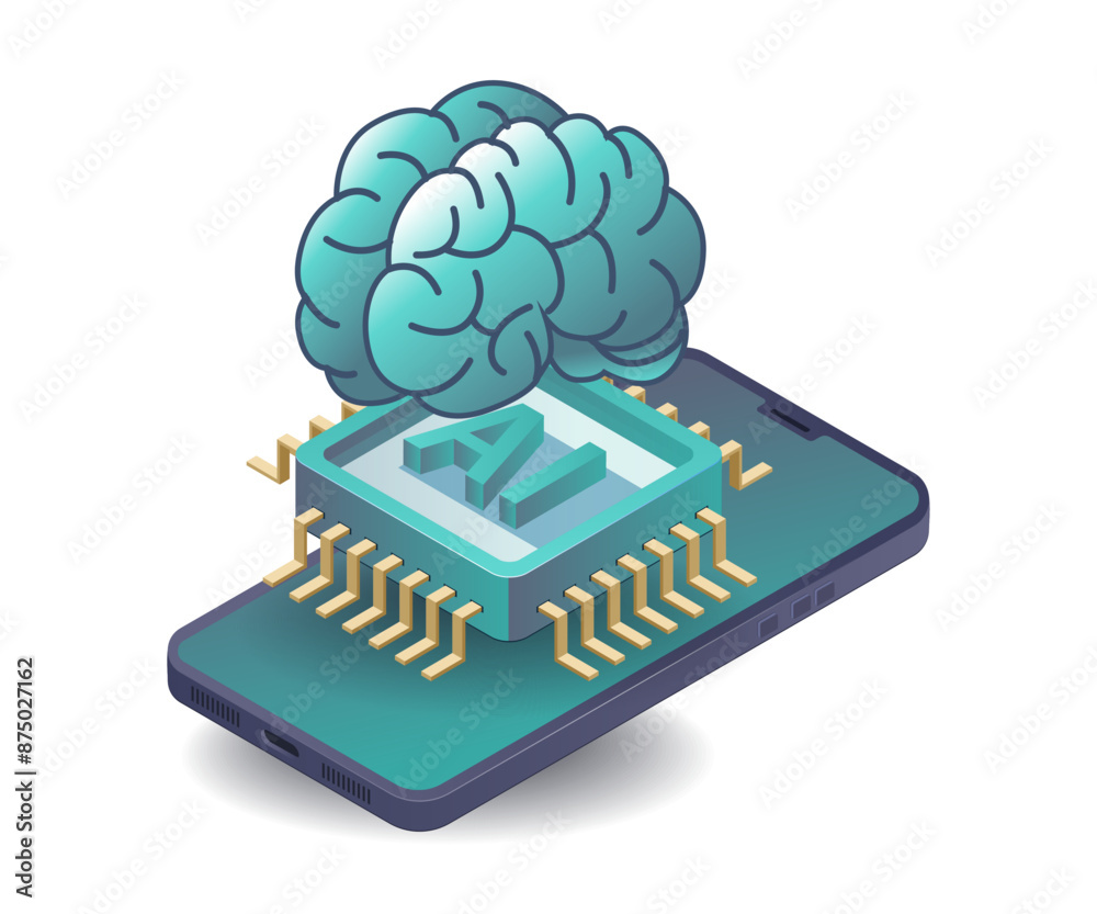 Poster artificial intelligence in smartphone apps