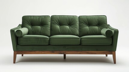 Fototapeta premium Eco-Friendly Couch ,minimal, isolate white background