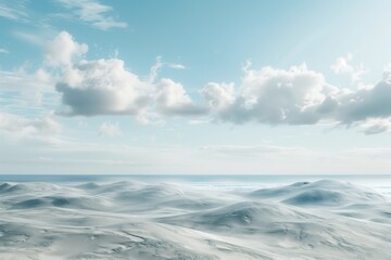 Seascape with sand hill