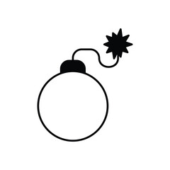 Bomb vector icon