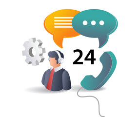 24 hour customer service communication