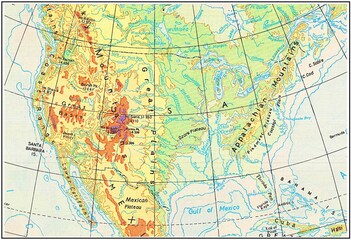 United States of America USA Geographic Map Compact