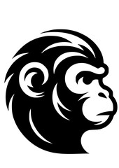 Monkey SVG, Baboon SVG, Gorilla SVG, Chimpanzee SVG, Banana SVG, Monkey laugh SVG, Monkey Silhouette, Monkey Vector, Clipart, Cut file for Cricut SVG, JPG, PNG