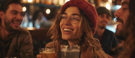 Close-up of a group of friends from different cultures sharing drinks at a cafe