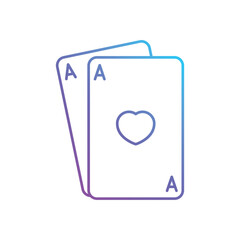 Cards vector icon