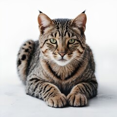 Obraz premium Regal Presence: A Majestic Cat in Focus