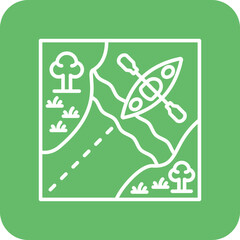 Kayaking Icon