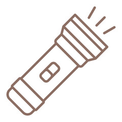 Fototapeta premium Torch Icon