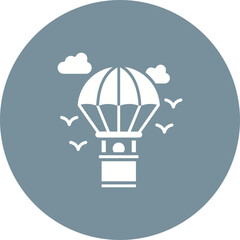 Parachuting Icon