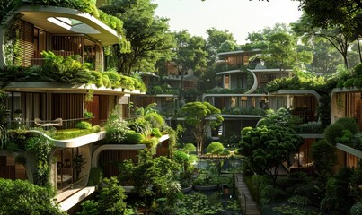 Obraz premium Eco-conscious and sustainable lifestyle, utilizing ecological solutions, and prioritizing the consumption of renewable materials to reduce environmental impact, Generative AI