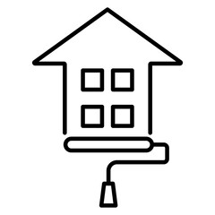 Exterior Finishing Icon