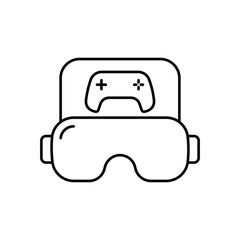 Vr Game vector icon