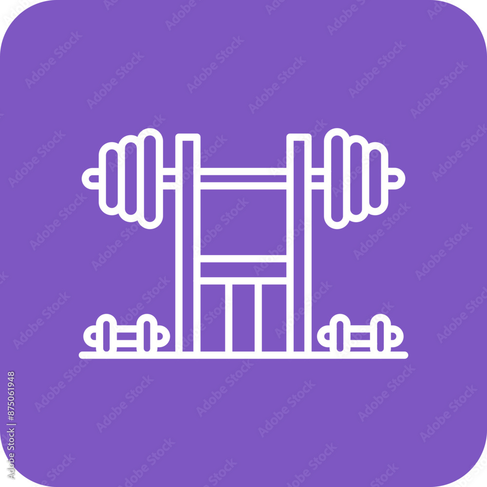 Sticker fitness icon