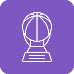 Basketball trophy Icon