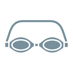 Fototapeta premium Swimming Glasses Icon