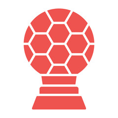 Fototapeta premium Football trophy Icon