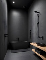 interior of a modern bathroom