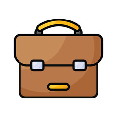 Portfolio bag, ready to use vector design