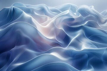 abstract blue silk background