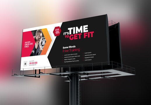 Fitness Billboarrd Signage