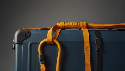 suitcase on the road