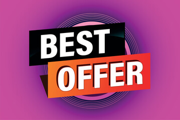 best offer poster banner graphic design icon logo sign symbol social media website coupon

