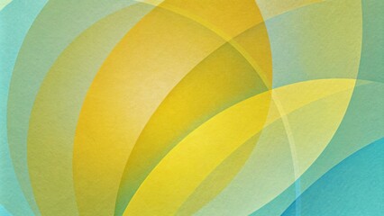 Obraz premium abstract design composed of overlapping curved shapes in various pastel colors.