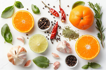 AI generated image of tasty restaurant meal isolated on white color background created with generative ai