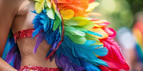 women in colorful dress