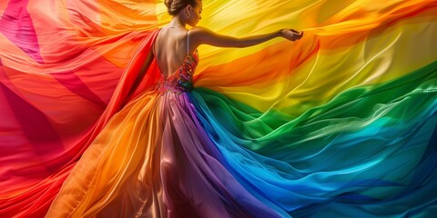 women in colorful dress