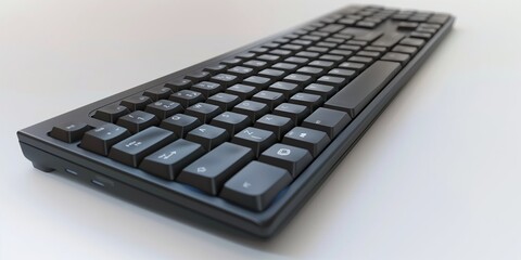 keyboard on a white background