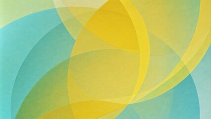 Fototapeta premium abstract design composed of overlapping curved shapes in various pastel colors.