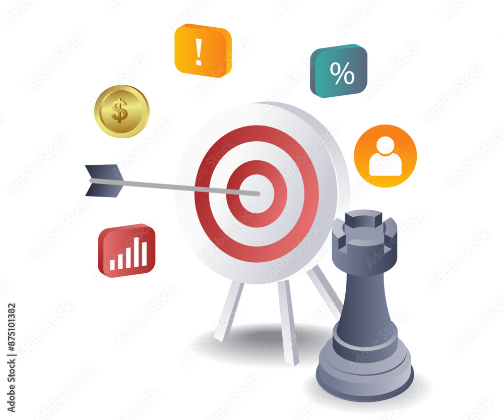 Aufkleber targeted innovation strategies for business system development