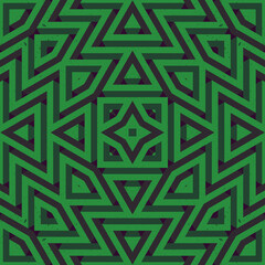 Isometric Abstract Seamless Pattern Background