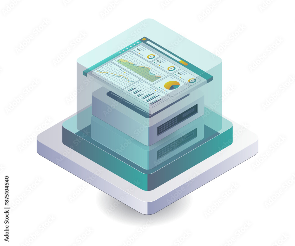 Aufkleber Server Data Management in Blockchain Technology