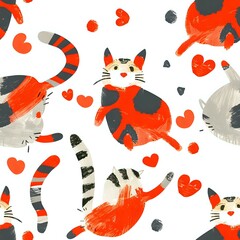 Artistic Zebra Stripes Seamless Pattern for Fashion and Home Decor