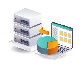 Percentage Analysis of Server Data Transaction Speed