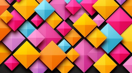 Colorful geometric shape background, abstract background with the colorful and geometric shape with line, concept of business presentation 