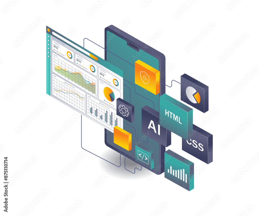 Poster Language Programming Analysis App Updates for Smartphones