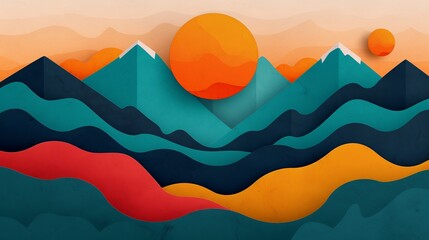 Minimalist and bold design with structured, modular patterns, detailed textures, and balanced color schemes; a polished, attractive, and professional illustration for contemporary use. Illustration,